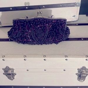 Beautiful Purple beaded bag like new.
